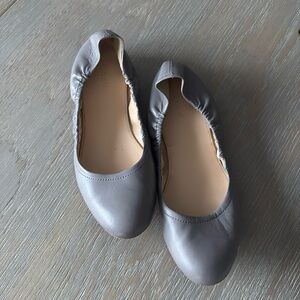J.Crew leather ballet flats, size 9